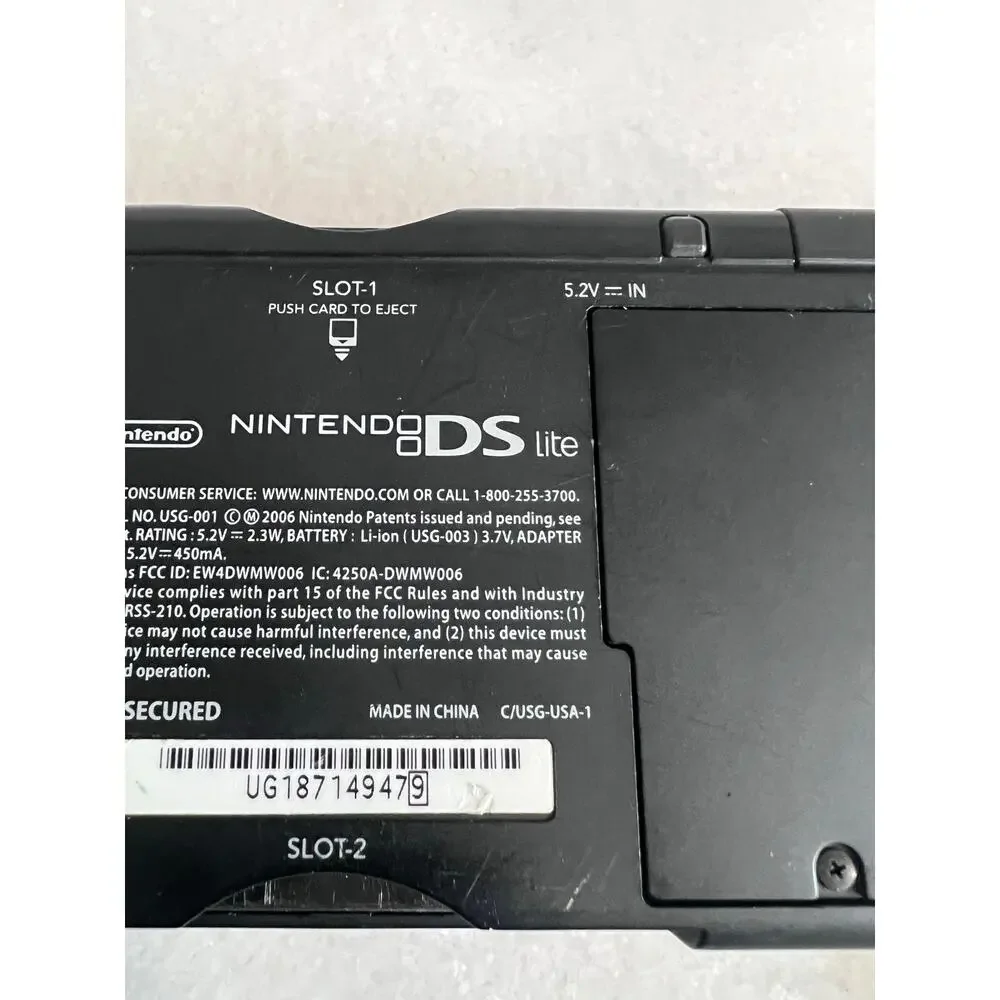 Nintendo DS Lite Red Tested + 8 GBA Games Bundle Finding Nemo Scooby Doo